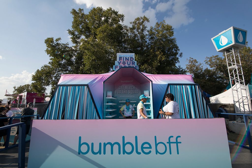 Bumble bff booth