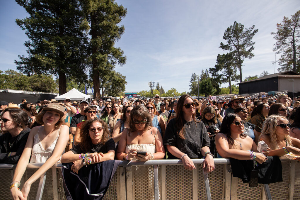 Audience for Jensen McRae at BottleRock 2025
