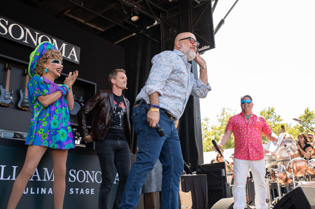 Neil Patrick Harris, David Burtka and Bianca Del Rio at BottleRock Napa Valley