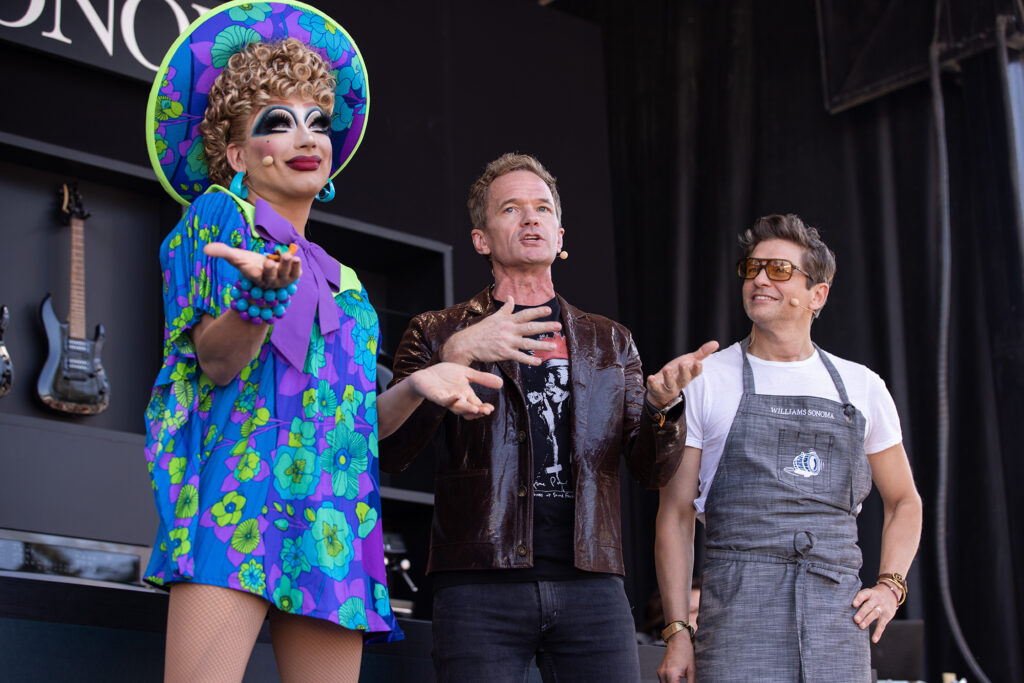 Neil Patrick Harris, David Burtka and Bianca Del Rio at BottleRock Napa Valley