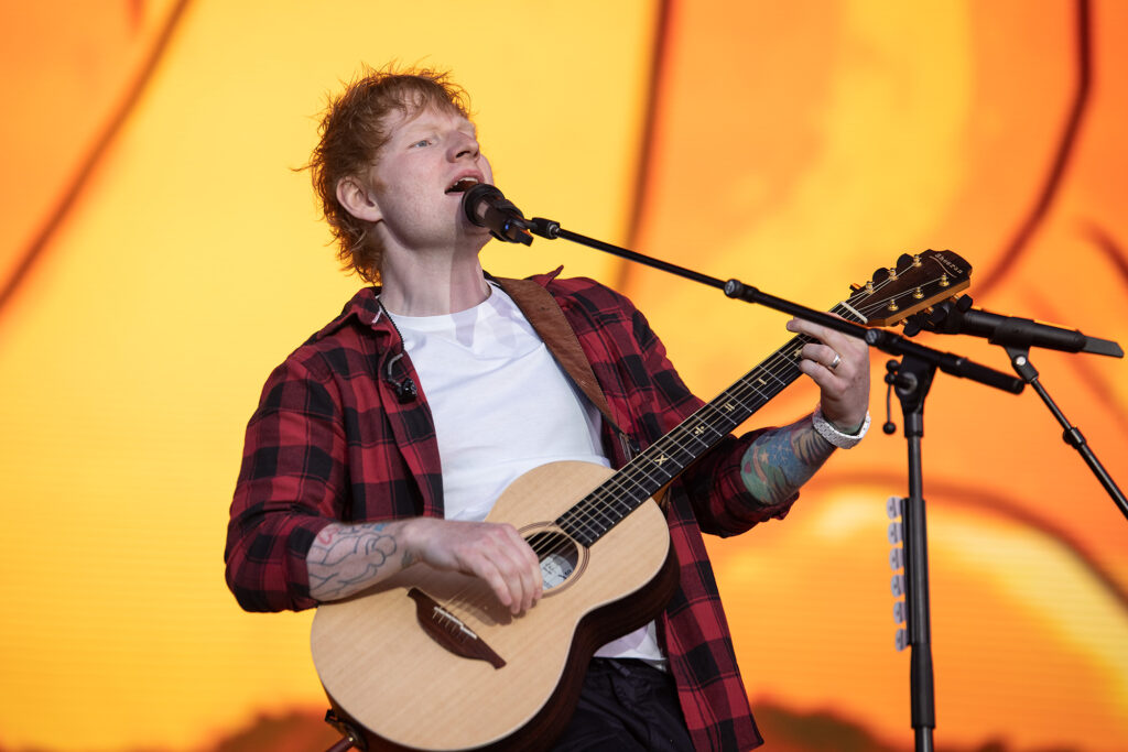 Ed Sheeran at BottleRock Napa Valley 2024