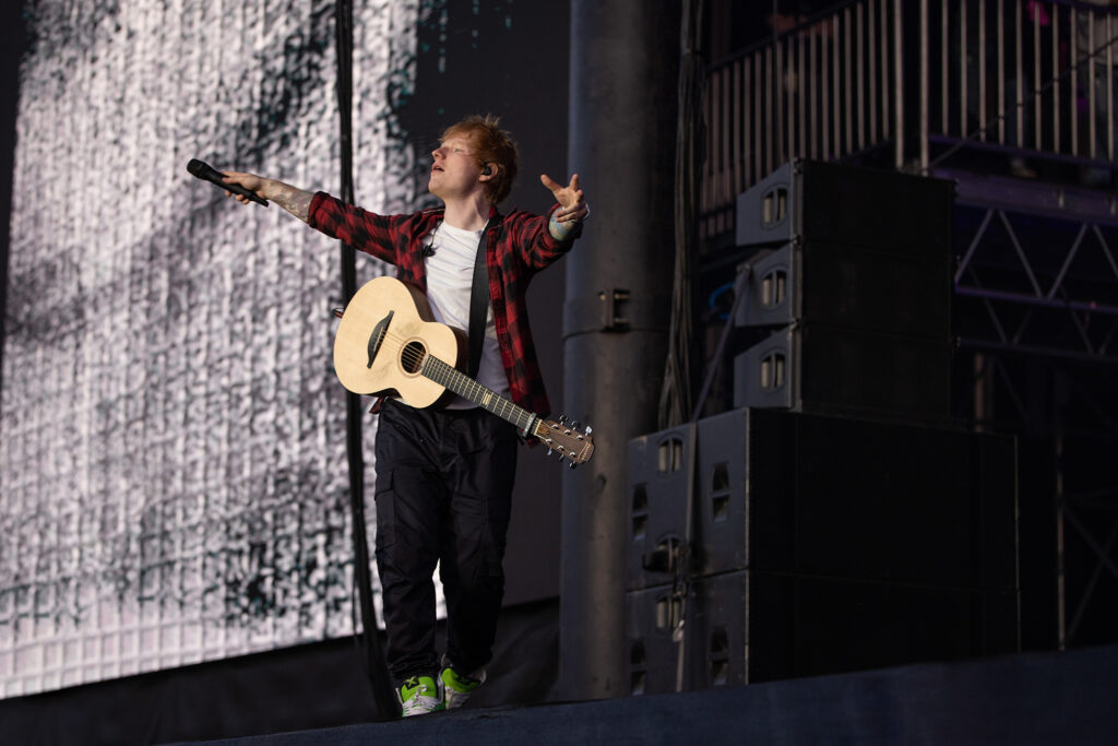 Ed Sheeran at BottleRock Napa Valley 2024