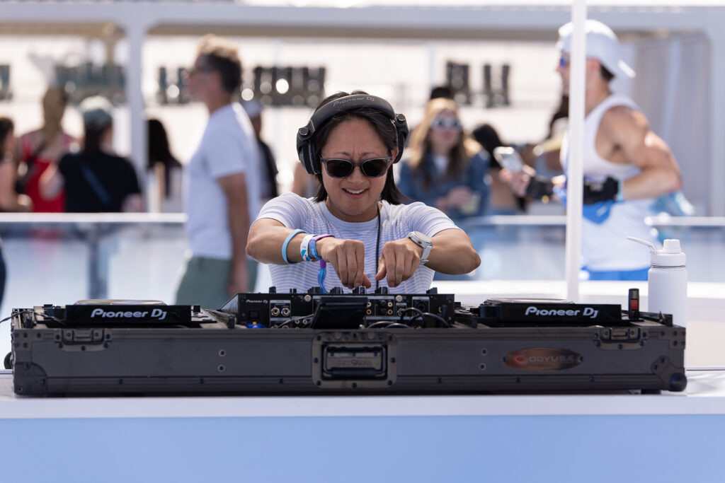 Lululemon roller rink at BottleRock 2025