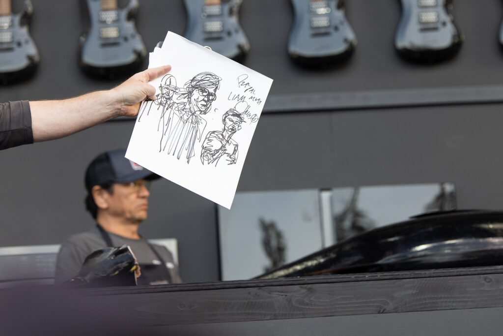 Chuck D's sketchwork at BottleRock 2025