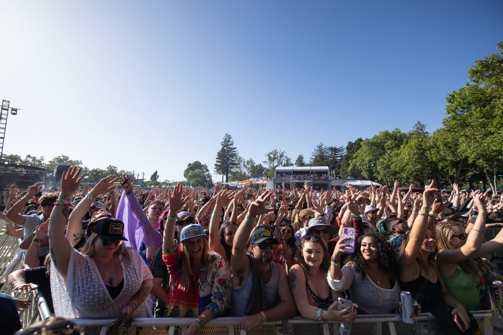 Audience for RRebelution at BottleRock 2025