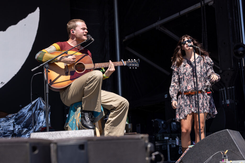 Jake Wesley Rogers and Olivia Vedder at Ohana Festival 2026.